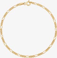 YOJ Slim Figaro Bracelet in Gold