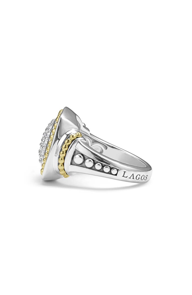 LAGOS Rittenhouse Diamond Pavé Ring, Alternate, color, Silver