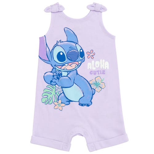 Disney Sleeveless Romper Headband Set In Purple