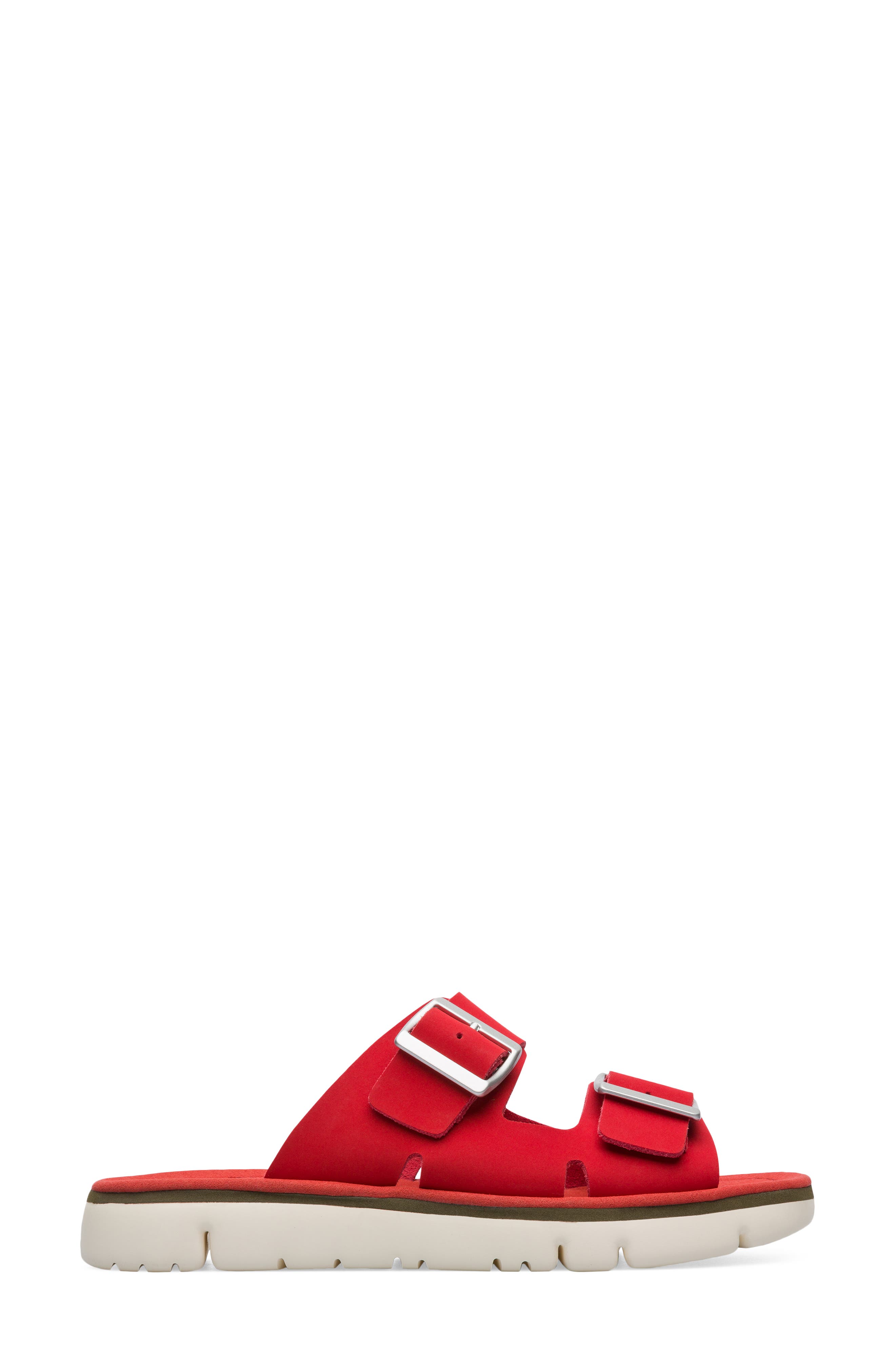 Camper Oruga Slide Sandal, Alternate, color, Medium Red