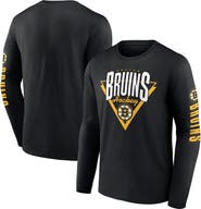 FANATICS Men's Fanatics Black Boston Bruins Headline Long Sleeve T-Shirt