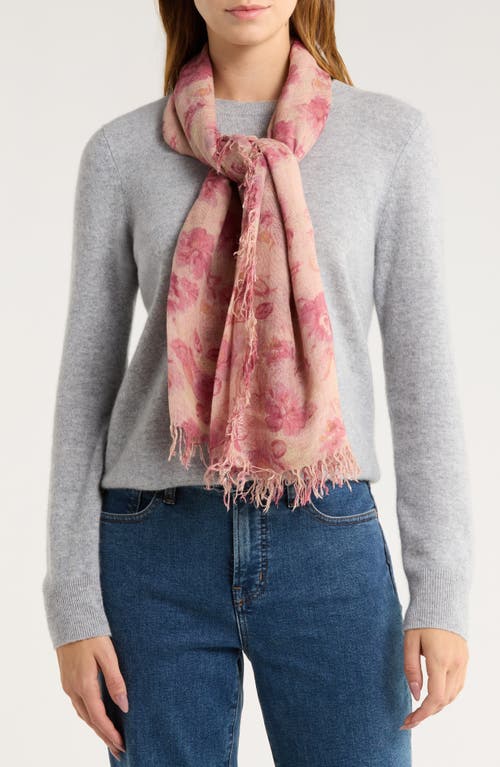 Chan Luu Fringe Cashmere & Silk Scarf in Mauve Chalk  product
