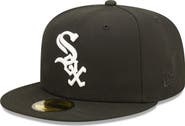 New Era Men's New Era Black Chicago White Sox Team Logo 59FIFTY Fitted Hat
