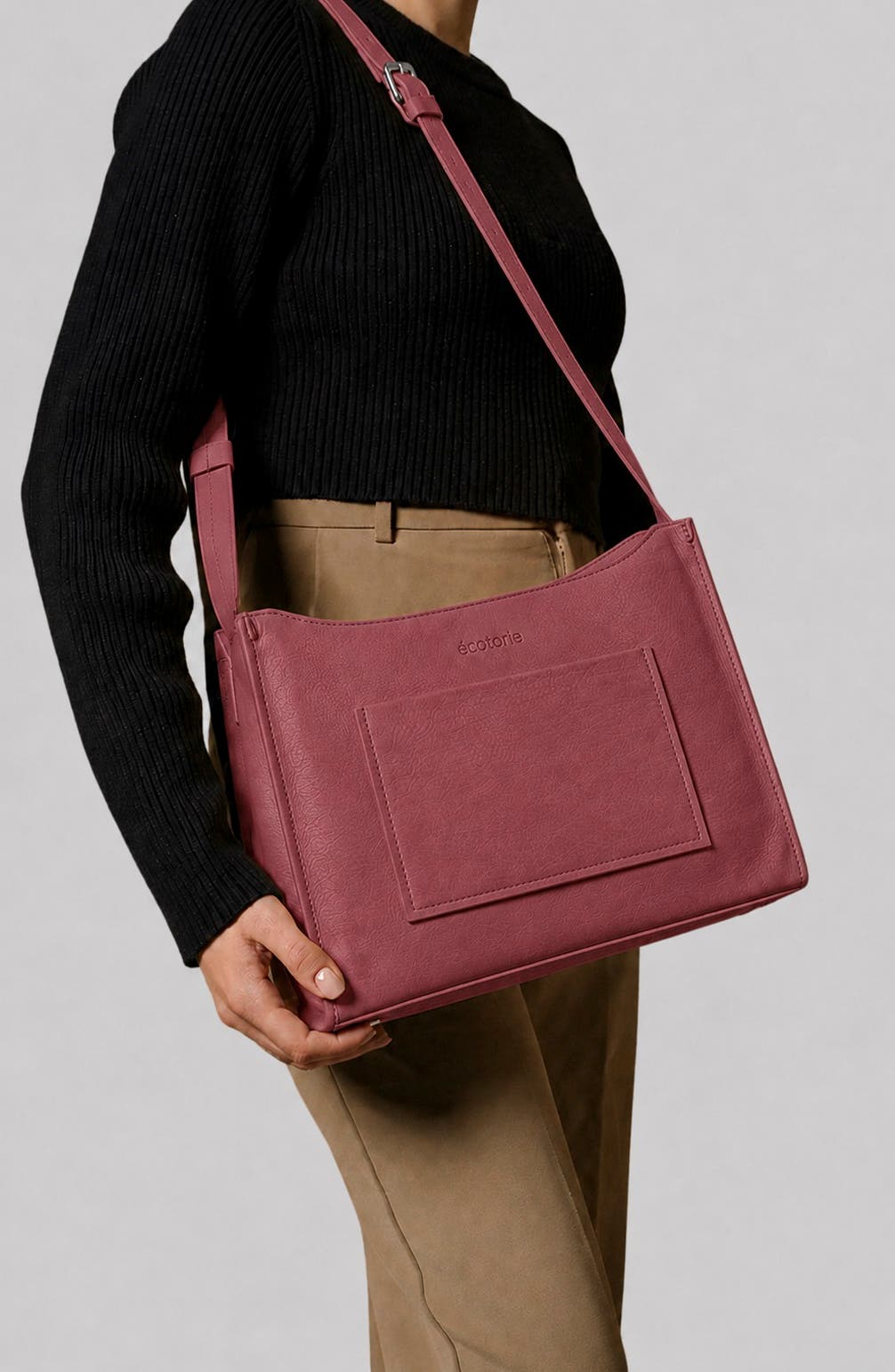 Brigitte Leather Crossbody Bag, Alternate, color, WINE