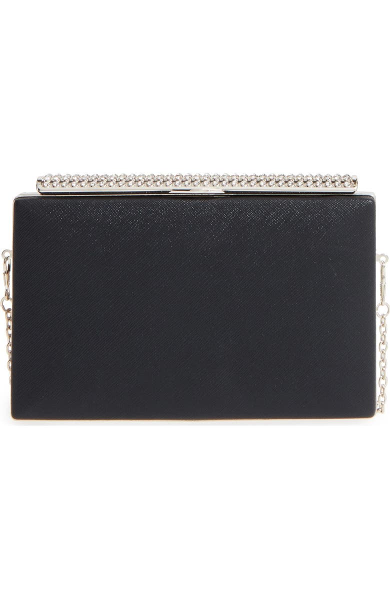 ZZDNU Natasha Couture Natasha Couture Crystal Embellished Frame Clutch, Main, color,