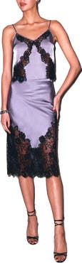 Fleur Du Mal Juliet Lace Silk Cami