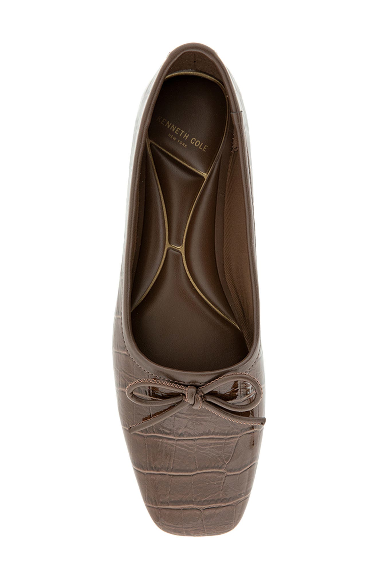 Carriah Flat, Alternate, color, CHOCOLATE CROCO
