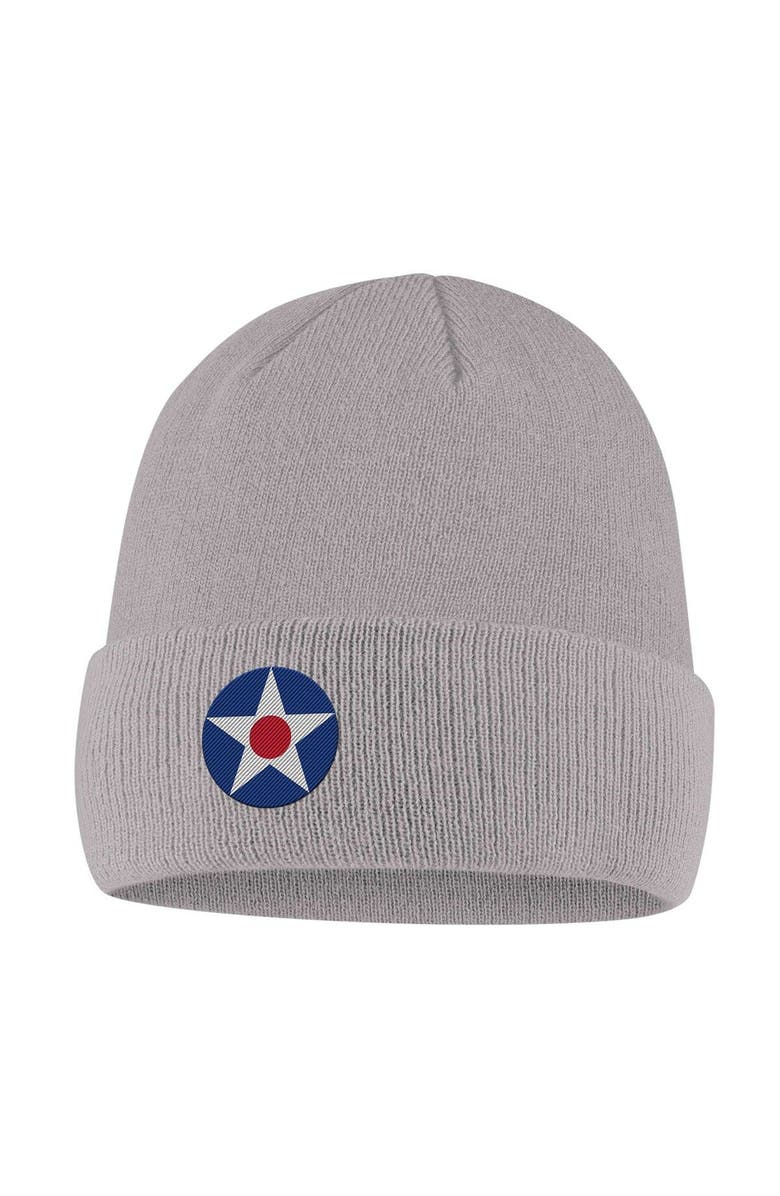 Nike Men's Nike Gray Air Force Falcons Rivalry Logo Cuffed Knit Hat, Main, color, 