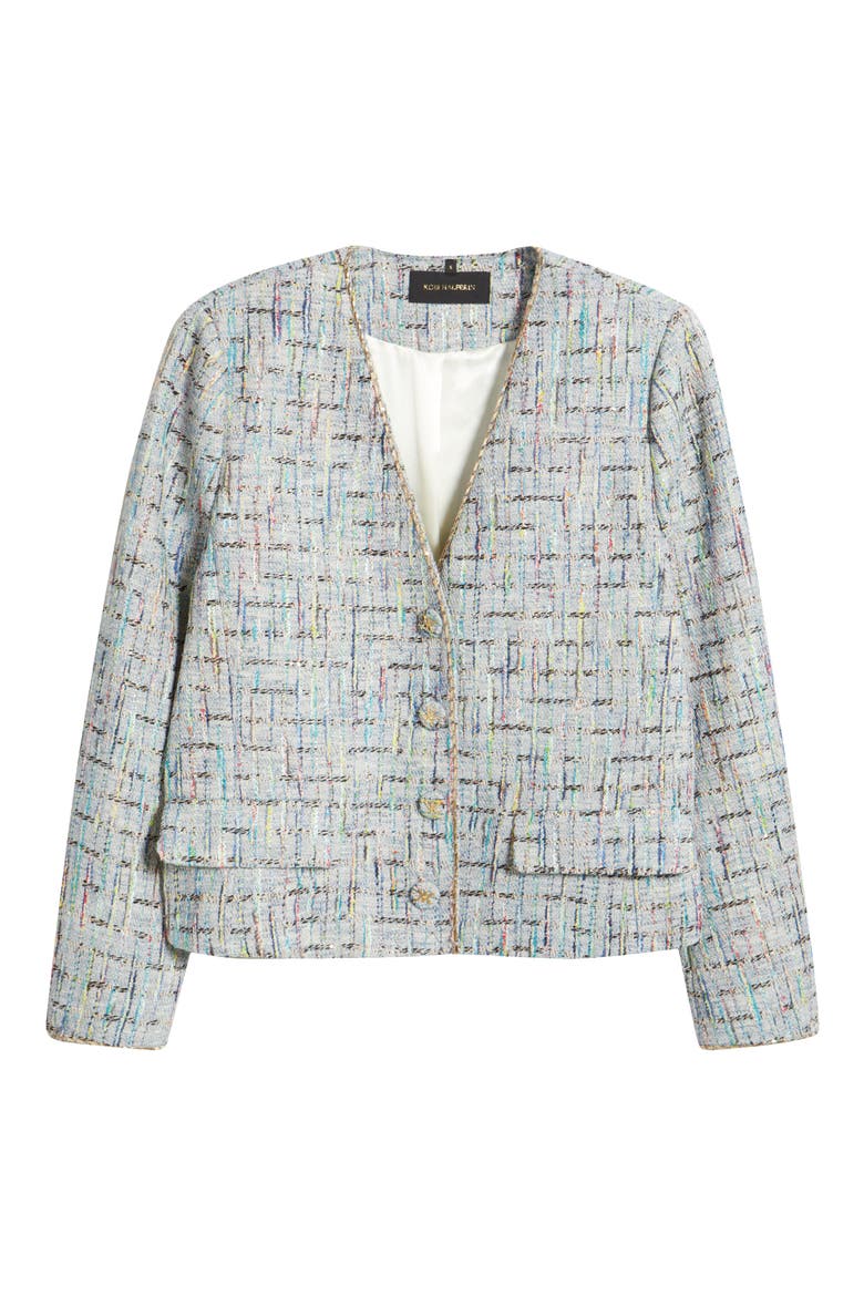 Lily Tweed Jacket, Alternate, color, GREY MULTI