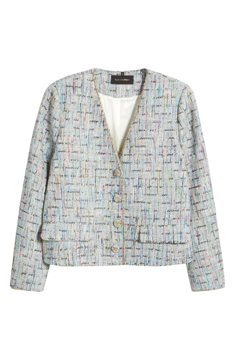 KOBI HALPERIN Lily Tweed Jacket, Alternate, color, Grey Multi