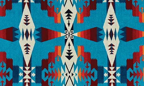 Pendleton Oversize Jacquard Towel In Blue