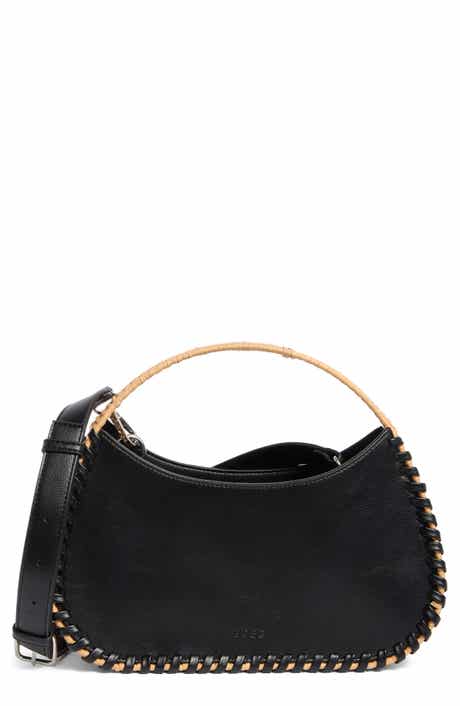 BCBG Wicker Whipstitch Tote Bag