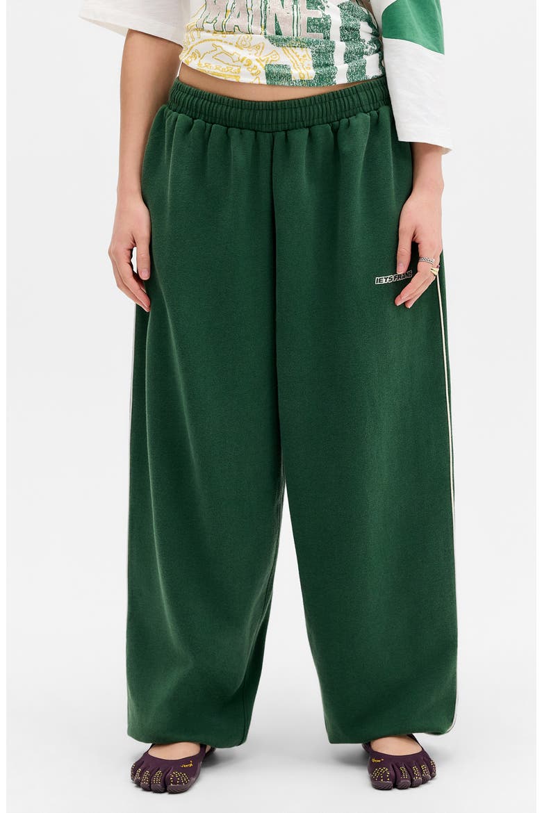 Harri Baggy Sweatpants, Main, color, DK GREEN