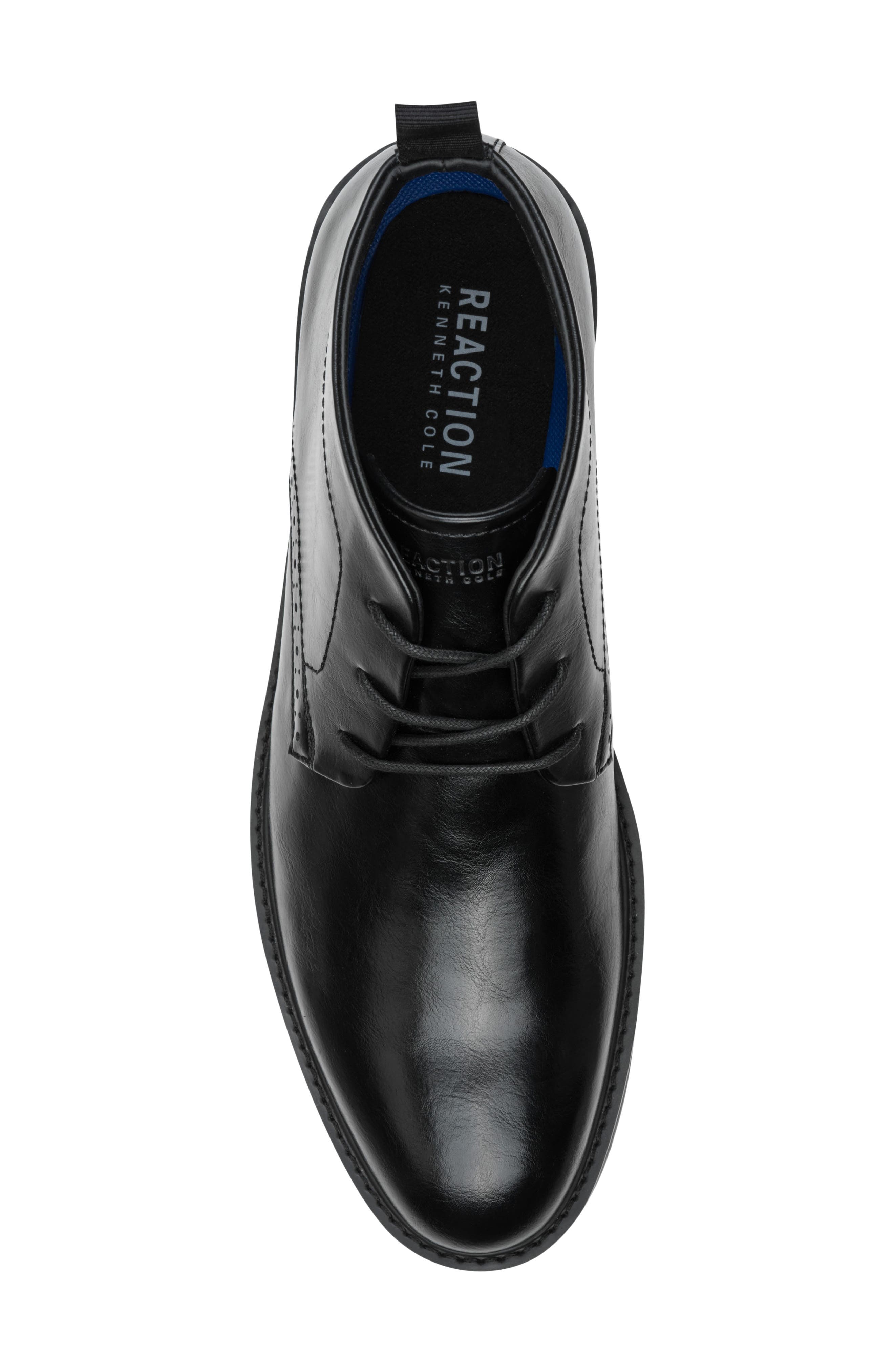Kenneth Cole Reaction London Faux Leather Chukka Boot, Alternate, color, Black