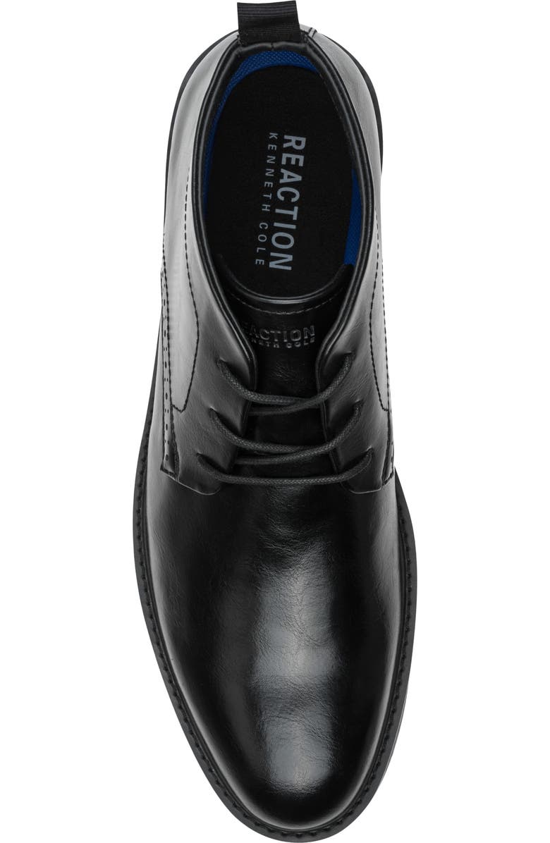 Kenneth Cole Reaction London Faux Leather Chukka Boot, Alternate, color, Black