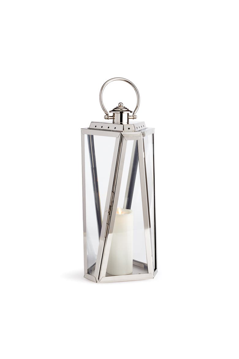 Adler Outdoor Lantern, Main, color, Silver