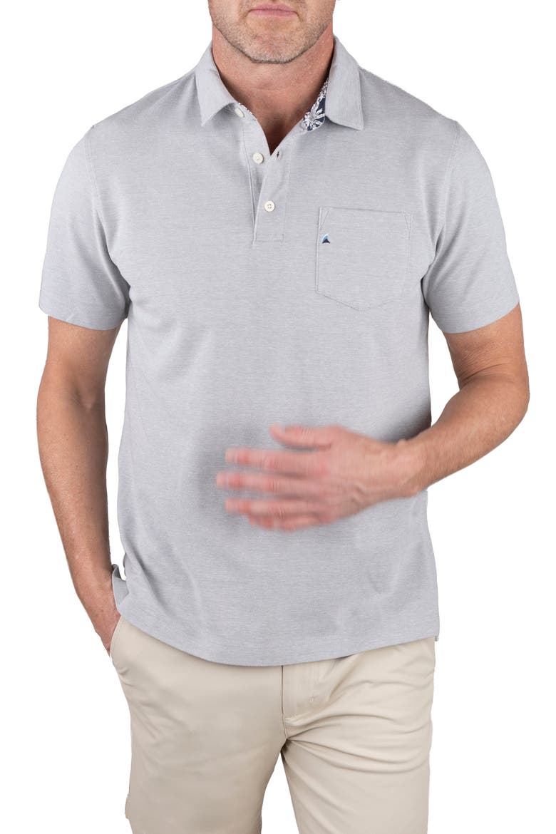 Performance Birdseye Piqué Polo Shirt, Alternate, color, SKYROCKET BIRDSEYE PIQUE
