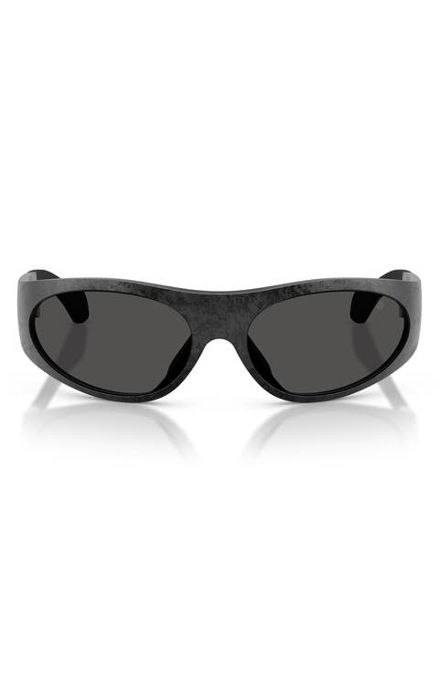 Inara 64mm Oversize Oval Sunglasses