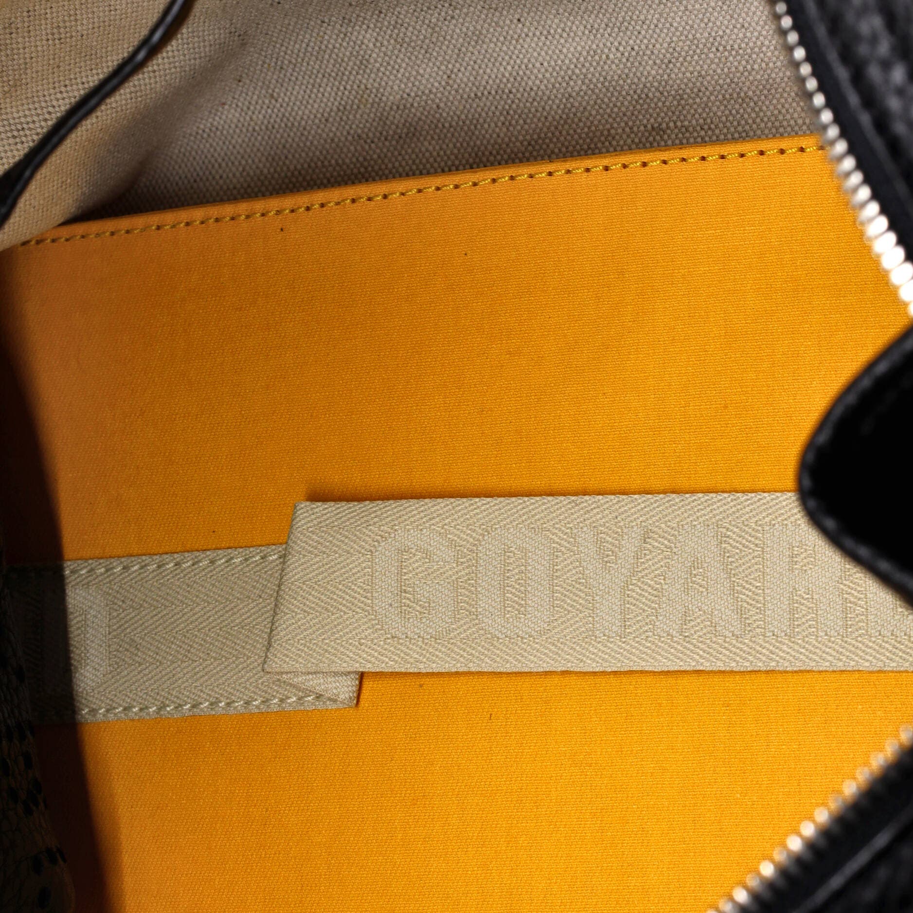 Pre-Owned Goyard Hardy Pet Carrier Coated Canvas PM, Alternate, color, Black