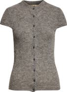 Paloma Wool Refian Cap Sleeve Alpaca Blend Cardigan