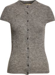 Paloma Wool Refian Cap Sleeve Alpaca Blend Cardigan