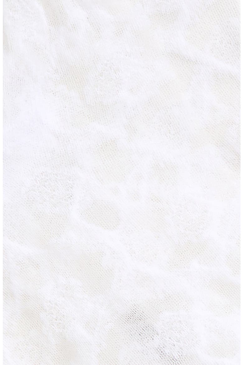 Sydney Sheer Lace Quarter Socks, Alternate, color, WHITE