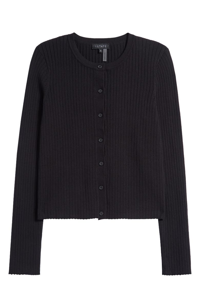 1.STATE Rib Crop Cardigan, Alternate, color, 