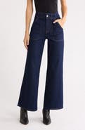 FRAME Modern Pocket High Waist Wide Leg Jeans