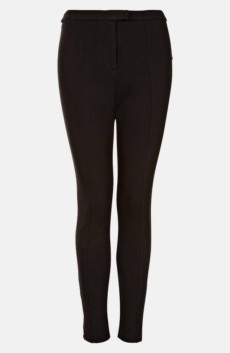 Topshop High Waist Ponte Skinny Pants, Main, color, 