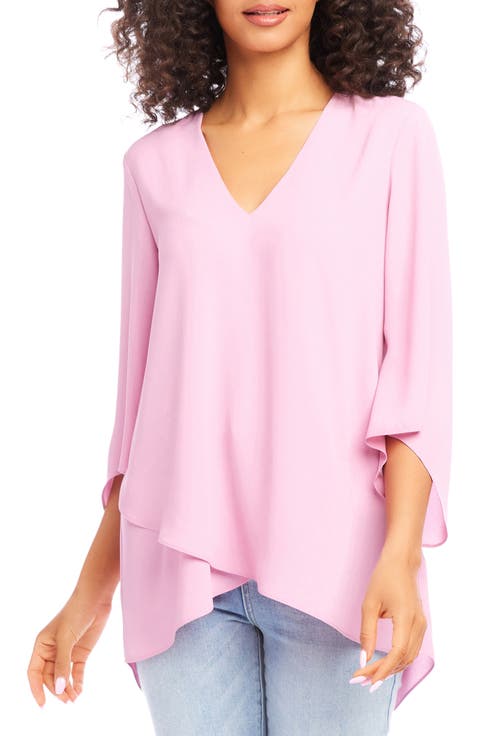 Crossover Hem Asymmetric Top