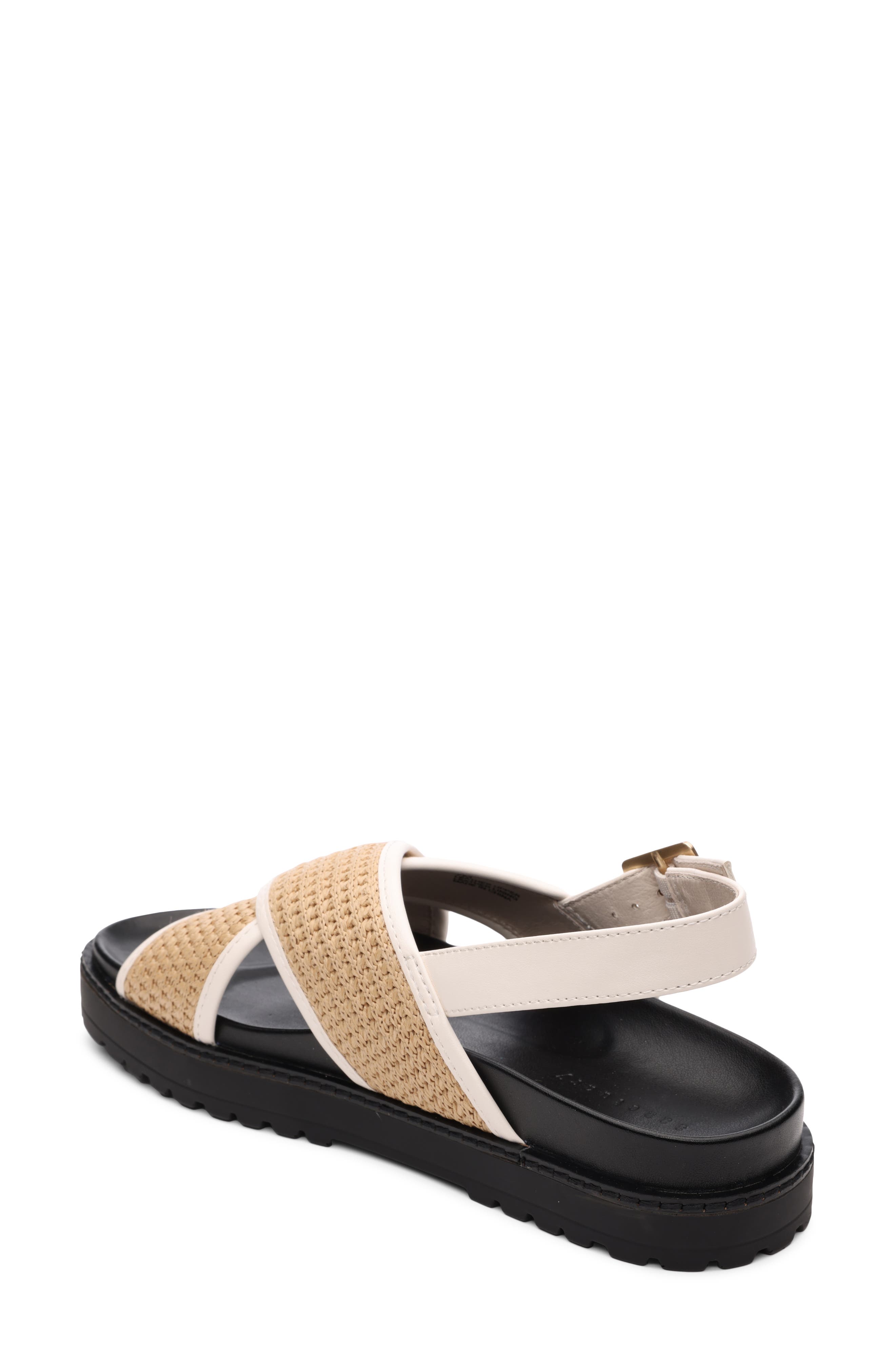 Sanctuary Freedom Raffia Slingback Platform Sandal, Alternate, color, 