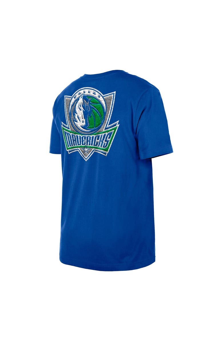 New Era Men's New Era Blue Dallas Mavericks 2022/23 City Edition Elite Pack T-Shirt, Alternate, color, 