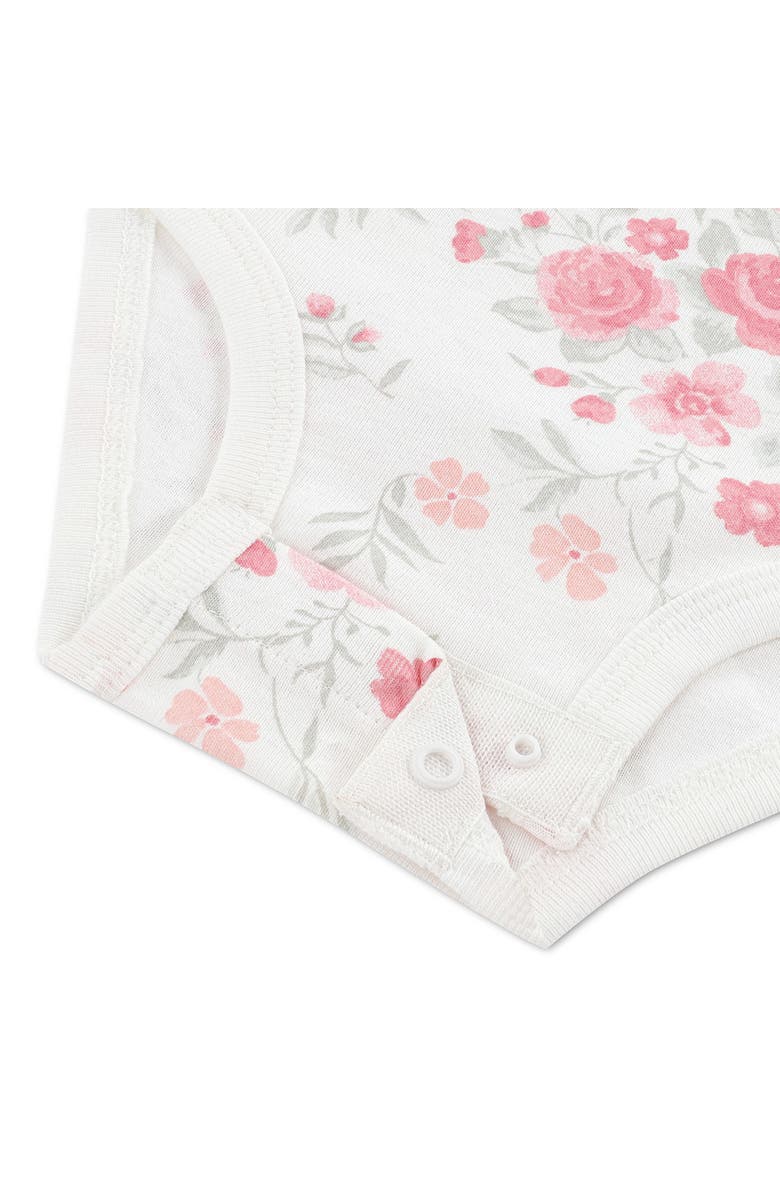 Huggies 3-Piece Organic Cotton Bodysuits & Headband Set, Alternate, color,