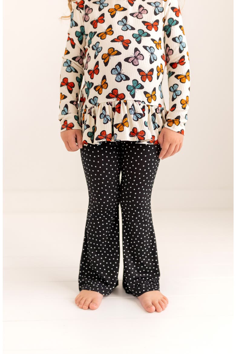 Kids' Liarisa Long Sleeve Top & Flare Pants Set, Alternate, color, OPEN BEIGE