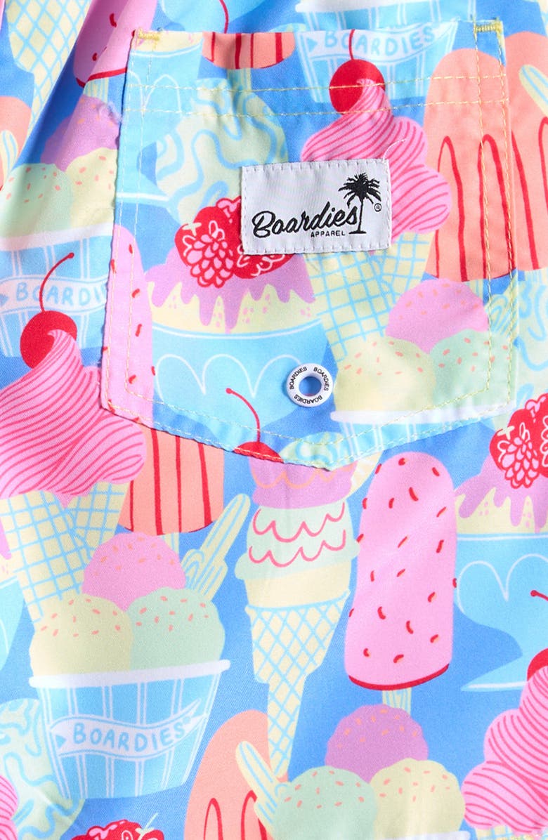Boardies Kids' Popsicle Swim Trunks, Alternate, color, Blue/ Pink Multi