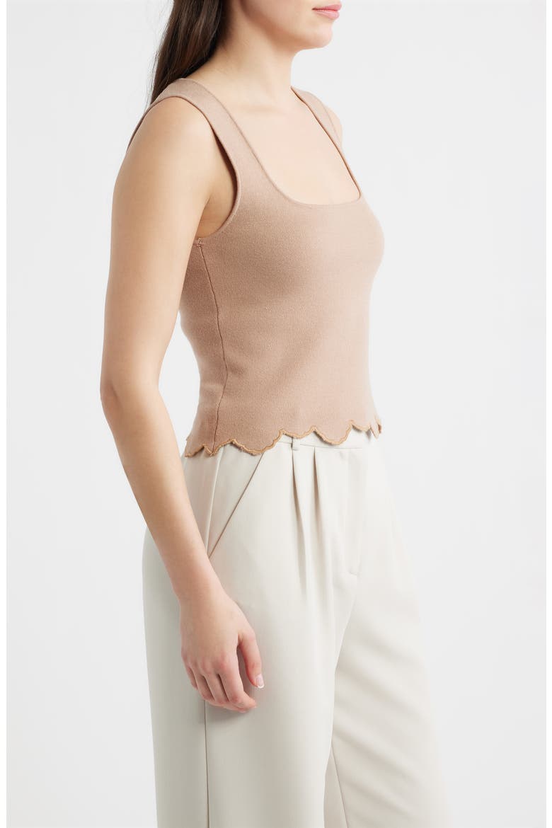 Ithaca Embroidered Scallop Hem Tank, Alternate, color, VISION