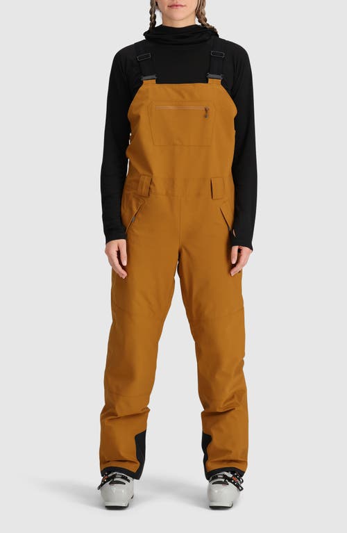 Outdoor Research Snowcrew Waterproof Insulated Bibs In Brown