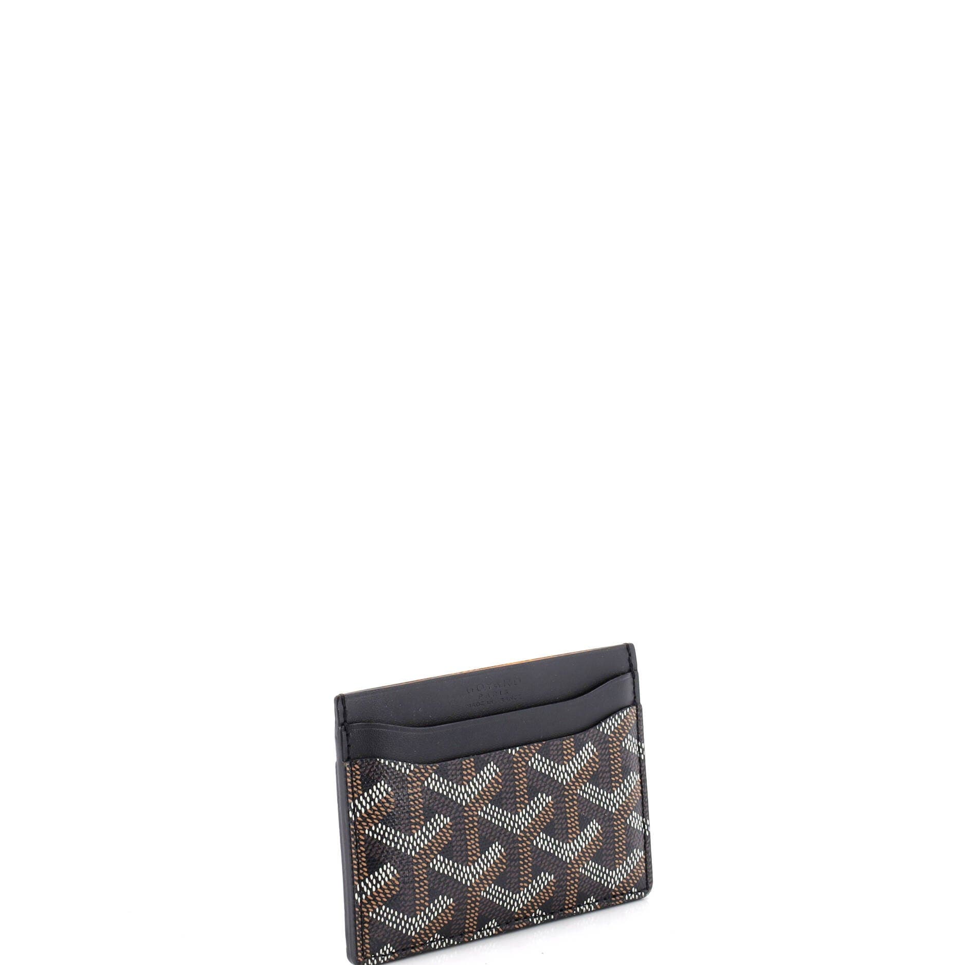 Saint Sulpice Card Holder Coated Canvas, Alternate, color, Print