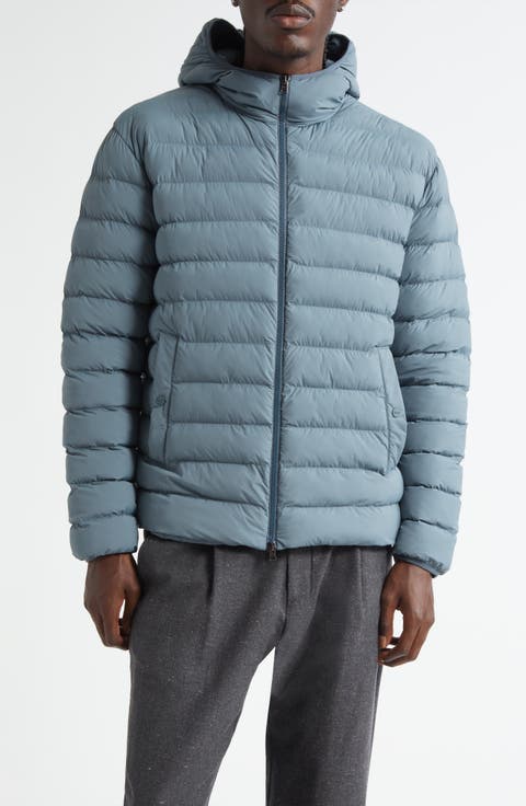ブルゾン Herno Light Blue Padded Jacket Herno Light Blue Padded Jacket | ShopSimon
