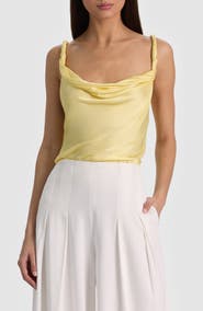 Alice + Olivia Monique Cowl Neck Camisole