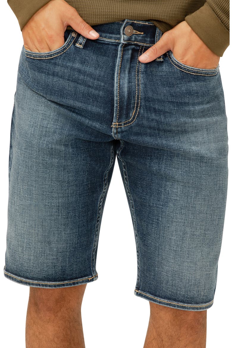 Zac Relaxed Fit Denim Shorts, Alternate, color, INDIGO