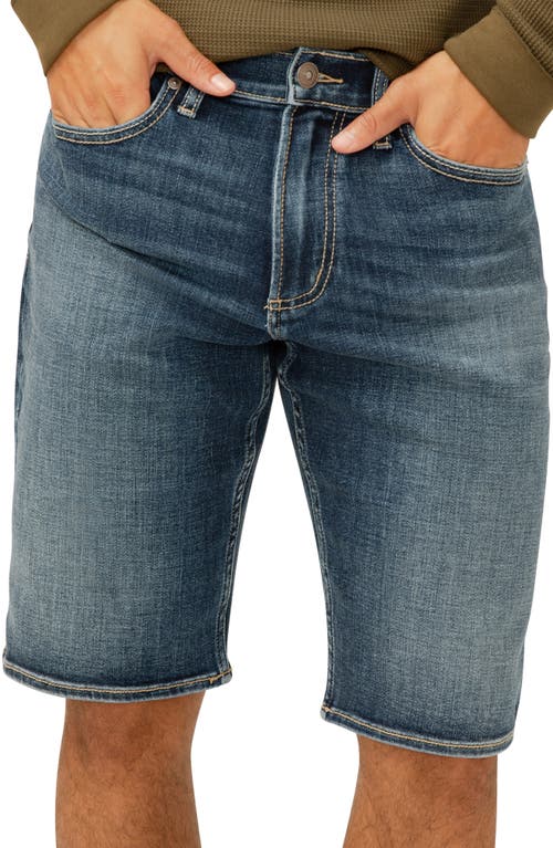 Silver Jeans Co. Zac Relaxed Fit Denim Shorts In Indigo