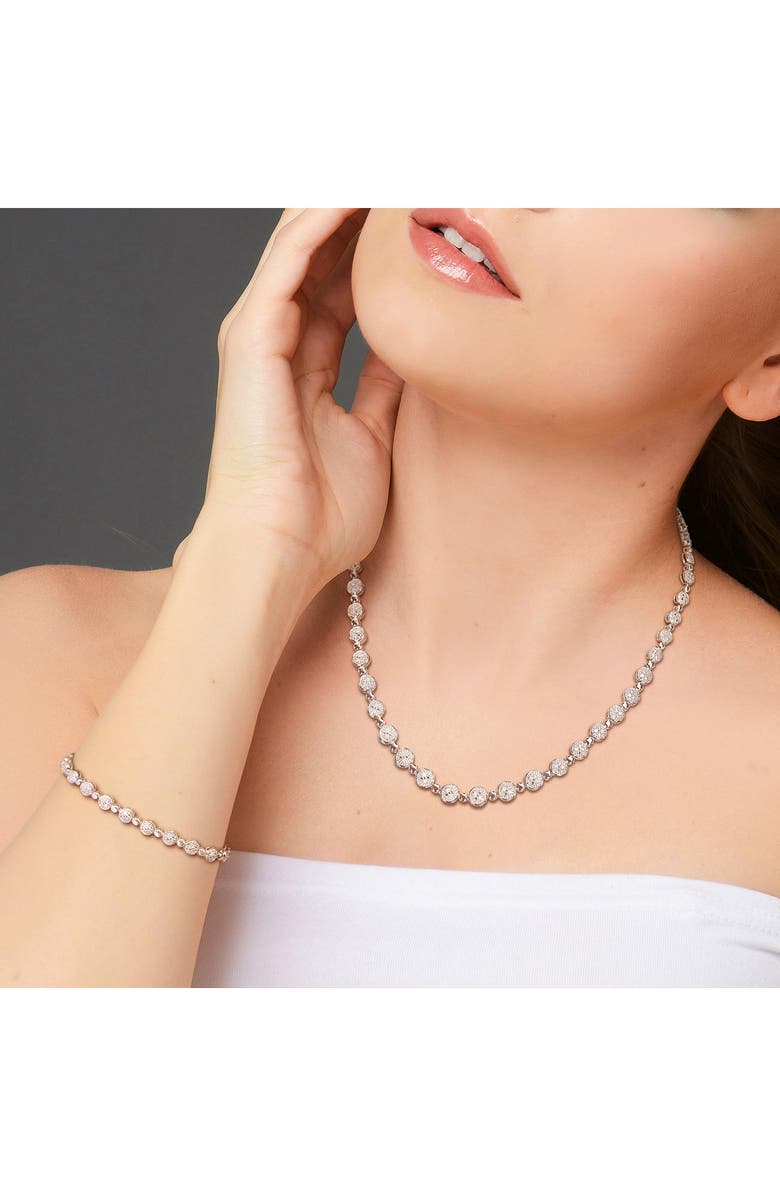 DELMAR Diamond Tennis Necklace & Bracelet Set - 1ct., Alternate, color,