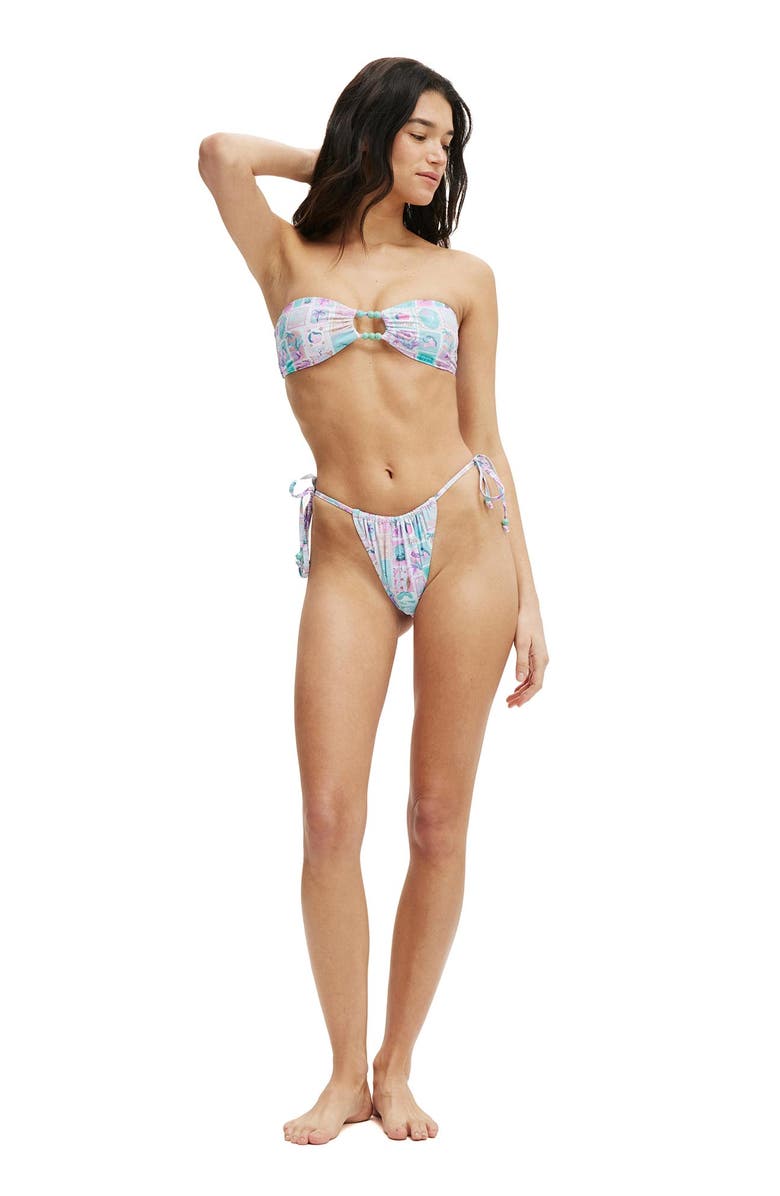 COTTON ON BODY Women's Cut Out Bandeau Bikini Top, Alternate, color,