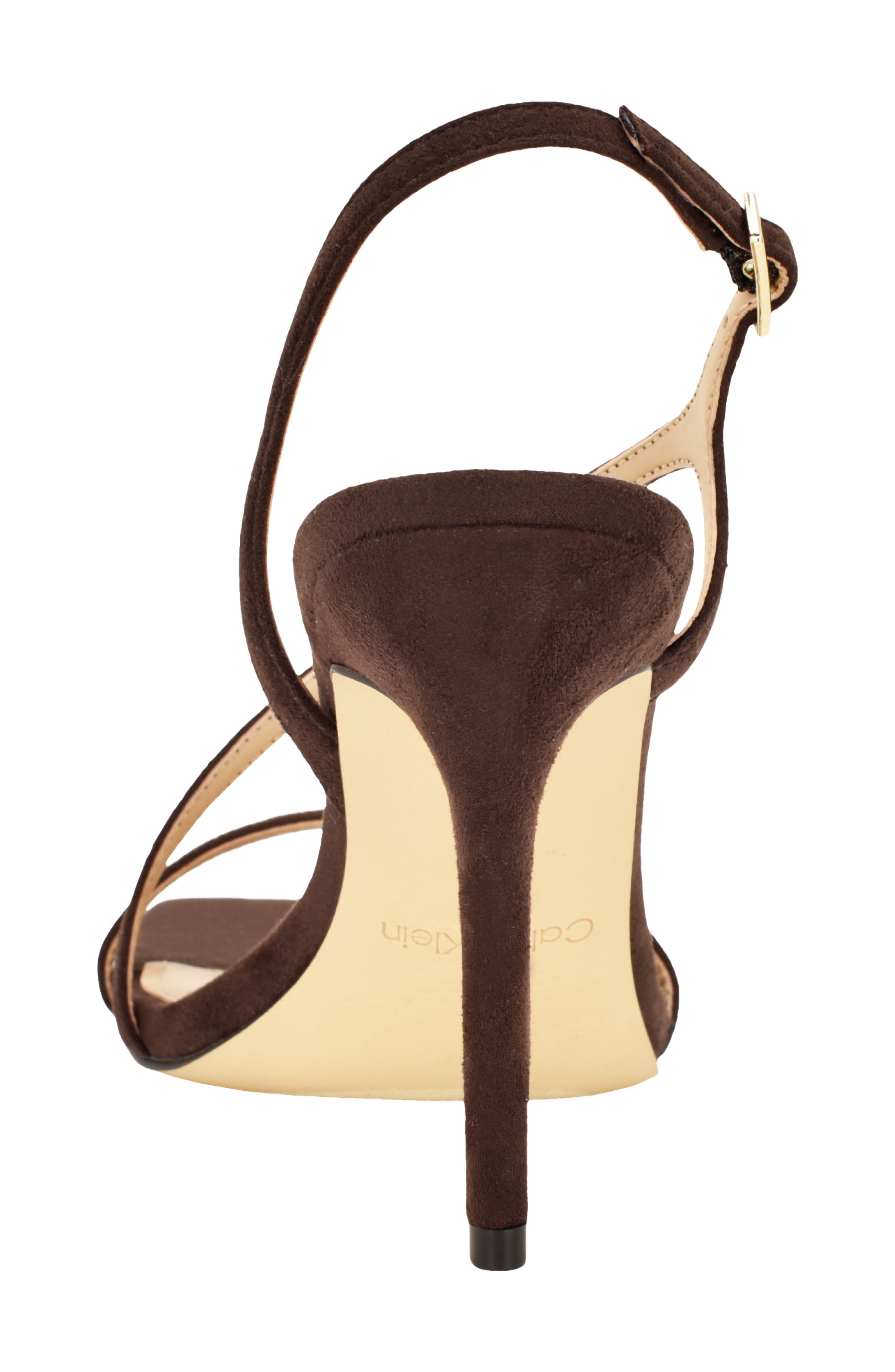 Calvin Klein Tansley Slingback Sandal, Alternate, color, Dark Brown