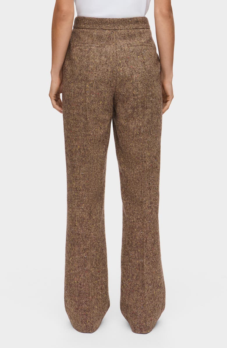 ALIGNE Lena Wool Blend Straight Leg Pants, Alternate, color, Brown