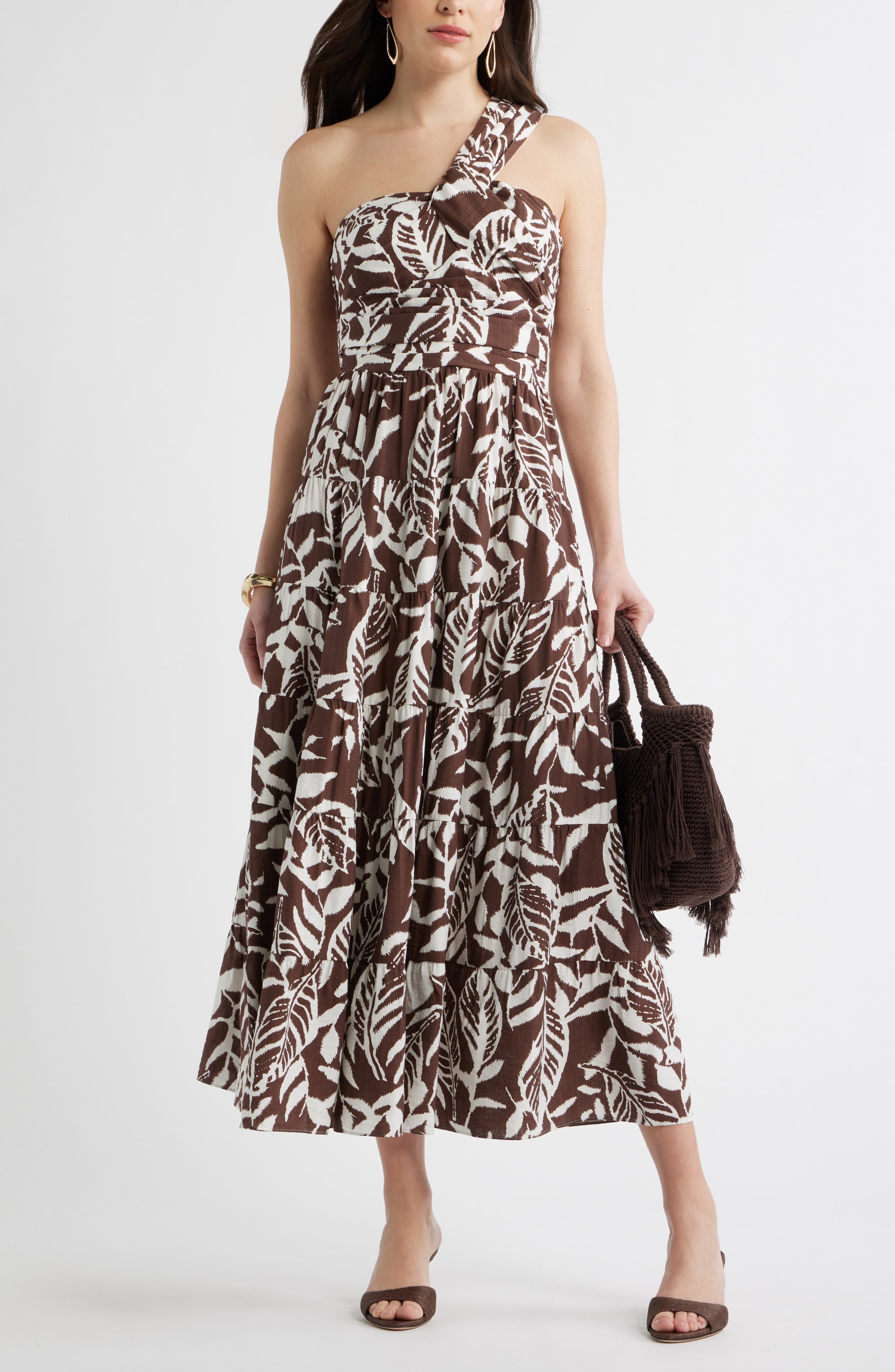 Twist One-Shoulder Maxi Dress - image 2
