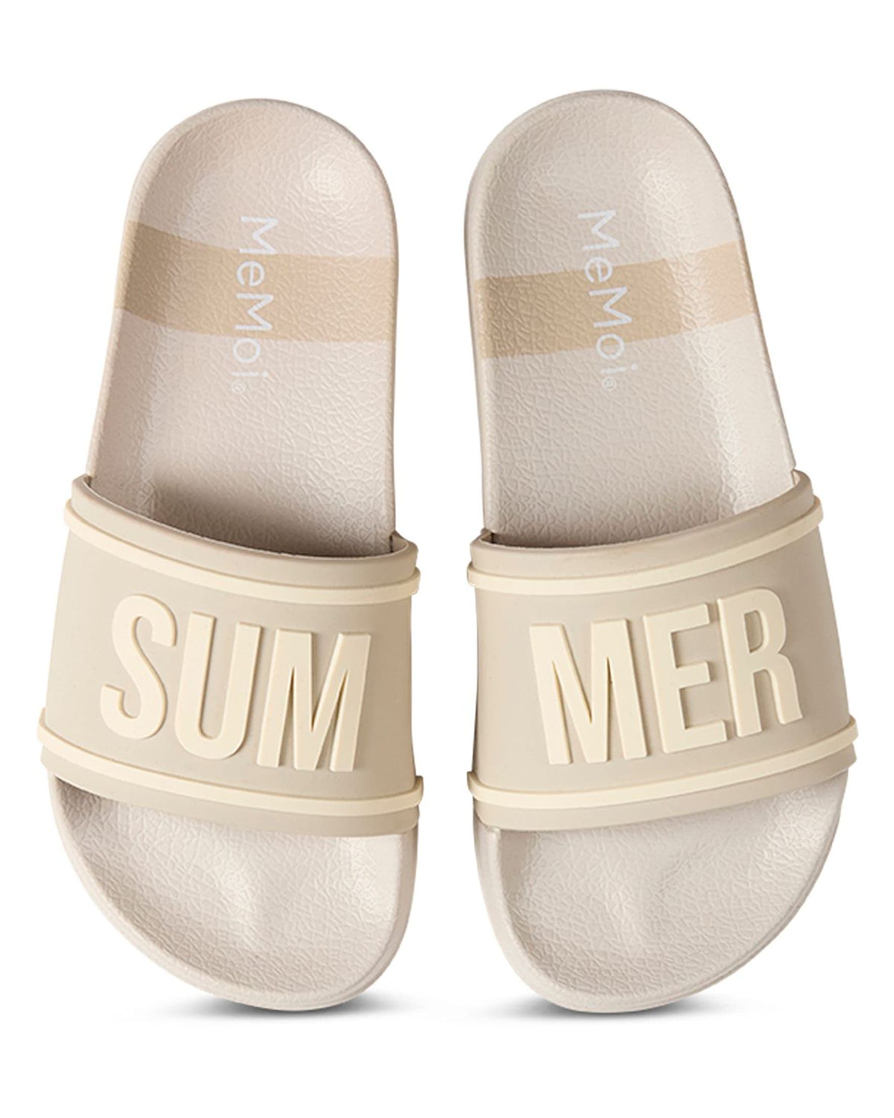 Kids' Summer Slip-On Slide Sandal, Alternate, color, Sand