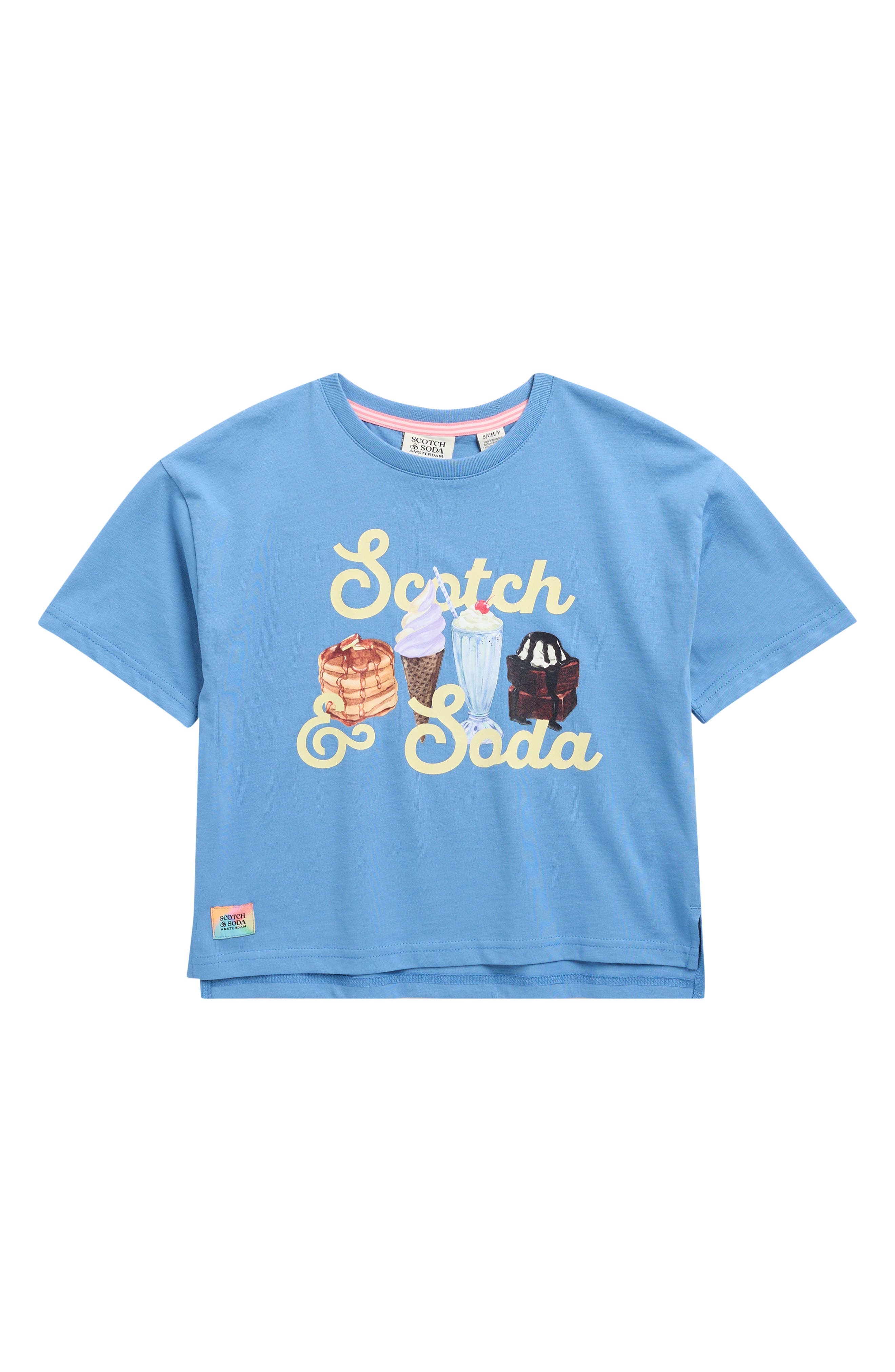 Scotch & Soda Kids' Cotton Jersey Graphic T-Shirt