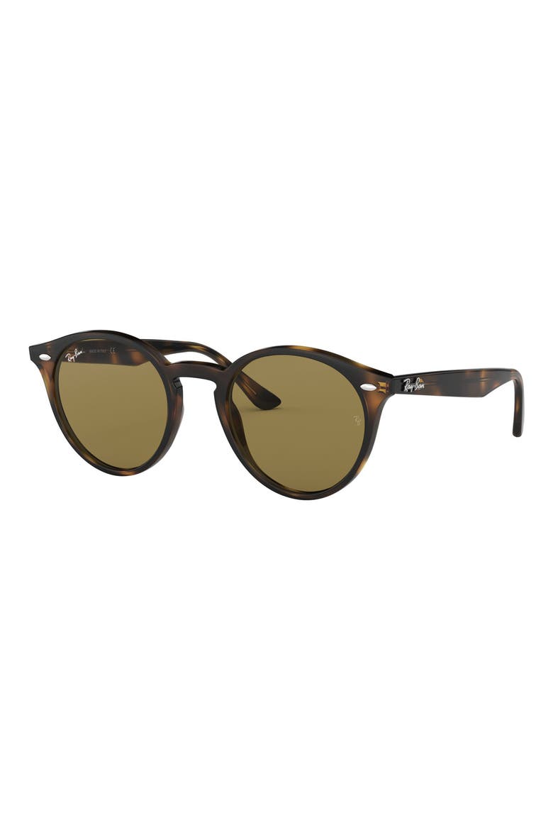 Highstreet 49mm Round Sunglasses, Alternate, color, DARK HAVA
